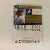 #715 Jonathan Broxton Los Angeles Dodgers Series 2  2009 Upper Deck Baseball Card A2I