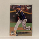 #719 Mitch Stetter Milwaukee Brewers Series 2  2009 Upper Deck Baseball Card A2I