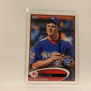 US308 Jay Bruce Cincinnati Reds  All Star Game 2012 Topps Baseball Card A2J