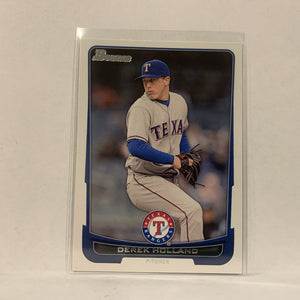 #74 Derek Holland Texas Rangers   2012 Topps Baseball Card A2J