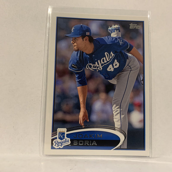 #387 Joakim Soria Kansas City Royals   2012 Topps Baseball Card A2J