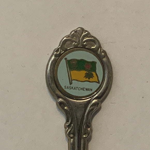 Saskatchewan Flag collectable Souvenir Spoon PI