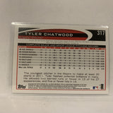 #317 Tyler Chatwood Los Angeles Angels   2012 Topps Baseball Card A2J