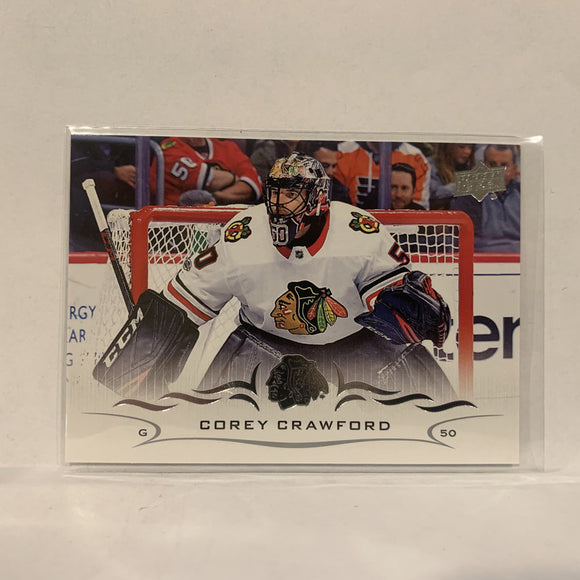 #39 Corey Crawford Chicago Blackhawks  Series 1 2018-19 Upper Deck Hockey Card A2K