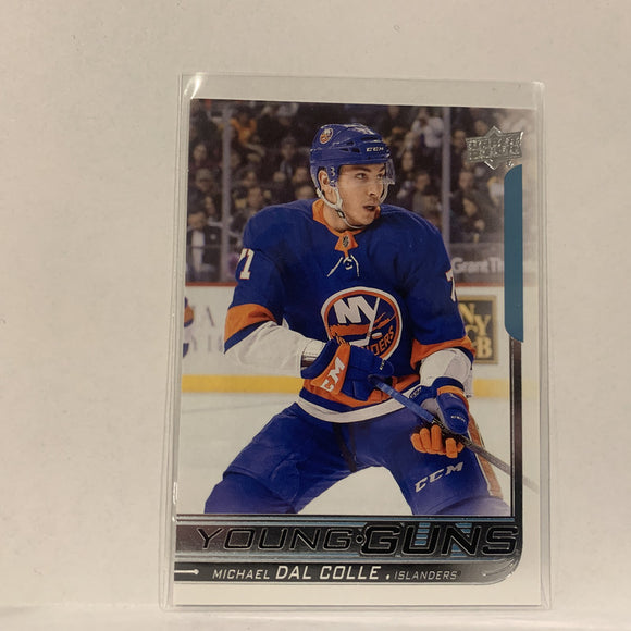 #208 Michael Dal Colle New York Islanders Young Guns Series 1 2018-19 Upper Deck Hockey Card A2K