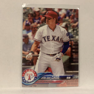 #199 Shin-Soo Choo Texas Rangers  Series 1 2018 Topps Baseball Card A2K