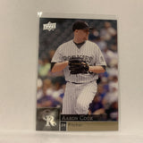 #624 Aaron Cook Colorado Rockies  Series 2 2009 Upper Deck Baseball Card A2K