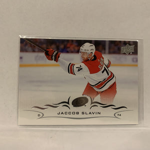 #32 Jaccob Slavin Carolina Hurricanes  Series 1 2018-19 Upper Deck Hockey Card A2L