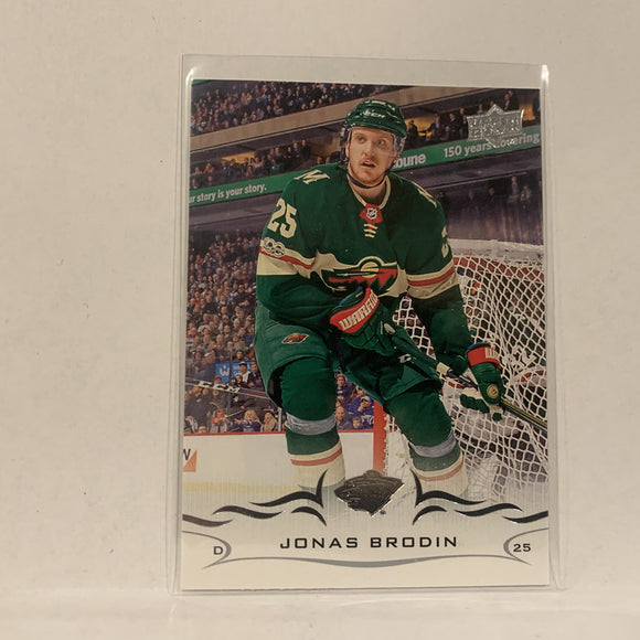 #89 Jonas Brodin Minnesota Wild  Series 1 2018-19 Upper Deck Hockey Card A2L