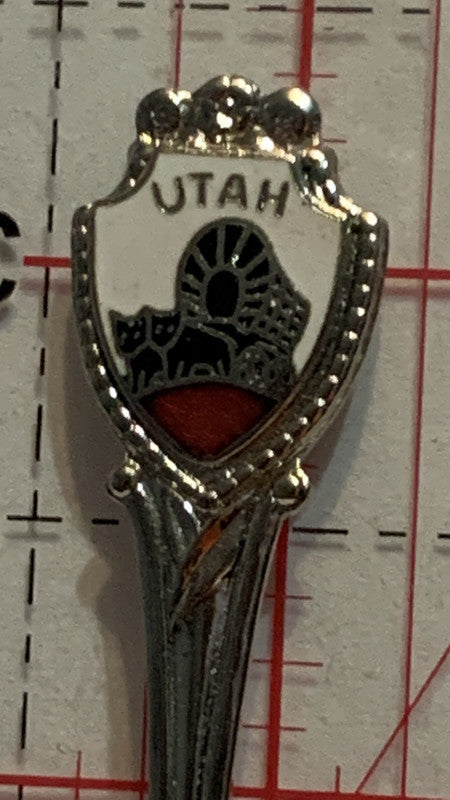 Utah Oxen Wagon   Souvenir Spoon