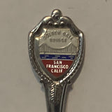 Golden Gate Bridge San Francisco California collectable Souvenir Spoon PK