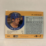 #529 Ron Wilson St Louis Blues   1990-91 Pro Set Hockey Card A2N