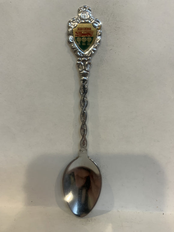 Saskatchewan Crest Emblem Souvenir Spoon