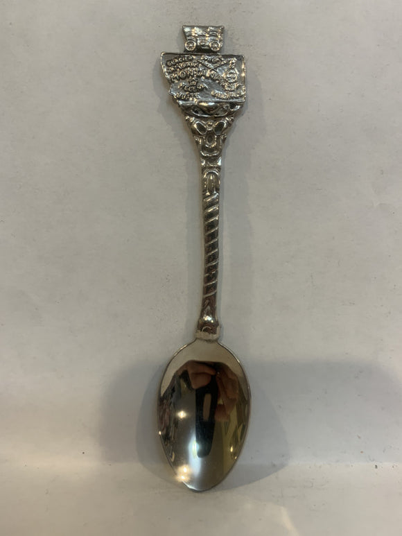 Montana Map State Souvenir Spoon