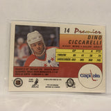 #14 Dino Ciccarelli Washington Capitals   1991-92 O-Pee-Chee Hockey Card A2P