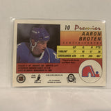 #10 Aaron Broten Quebec Nordiques   1991-92 O-Pee-Chee Hockey Card A2Q