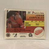 #35 Johan Garpenlov Detroit Red Wings   1991-92 O-Pee-Chee Hockey Card A2Q