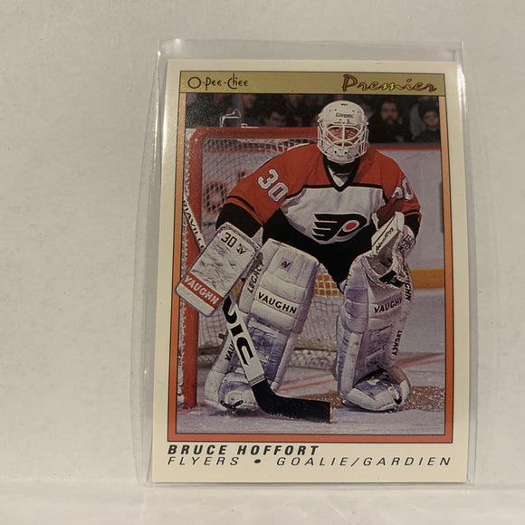 #42 Bruce Hoffort Philadelphia Flyers   1991-92 O-Pee-Chee Hockey Card A2Q