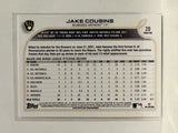 #20 Jake Cousins Rookie Milwaukee Brewers 2022 Topps Series One Baseball Card