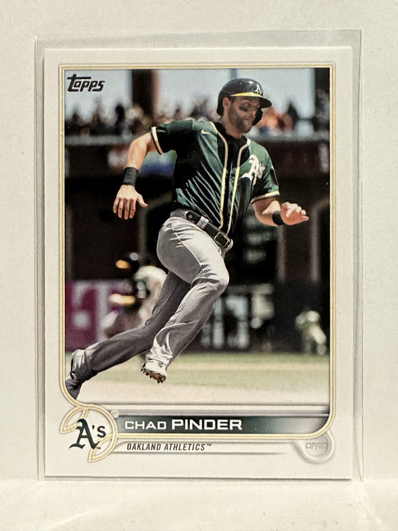 #95 Chad Pinder Oakland Athletics 2022 Topps Series One Baseball Card