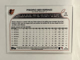 #72 Pedro Severino Baltimore Orioles 2022 Topps Series One Baseball Card