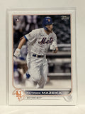 #166 Patrick Mazeika Rookie New York Mets 2022 Topps Series One Baseball Card
