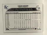 #155 Mike Minor  Kansas City Royals 2022 Topps Series One Baseball Card