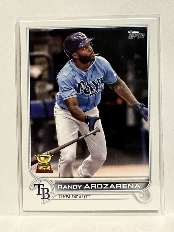 #196 Randy Arozarena All Star Rookie Tampa Bay Rays 2022 Topps Series One Baseball Card