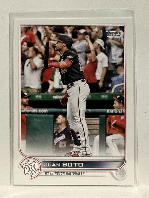 #150 Juan Soto Washington Nationals 2022 Topps Series One Baseball Card
