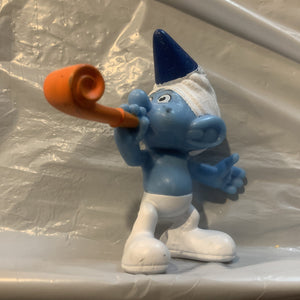 Party Planner Smurf peyo 2013 Mcdonalds Smurfs Toy Figure Action Figure AA33