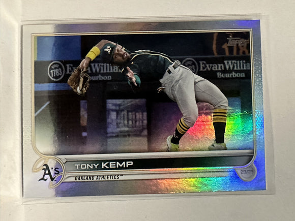 #114 Tony Kemp Rainbow Oakland Athletics 2022 Topps Series One Baseball Card