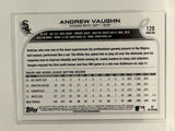 #120 Andrew Vaughn Chicago White Sox 2022 Topps Series One Baseball Card