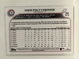 #293 Mike Foltynewicz Texas Rangers 2022 Topps Series One Baseball Card