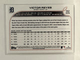#252 Victor Reyes Detroit Tigers 2022 Topps Series One Baseball Card