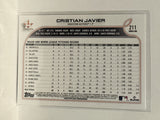 #211 Cristian Javier Houston Astros 2022 Topps Series One Baseball Card