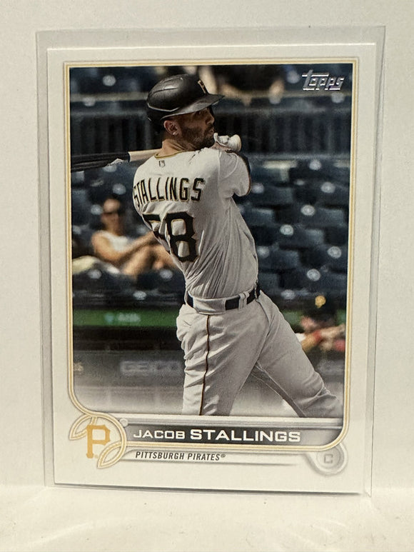 #286 Jacob Stallings Pittsburgh Pirates 2022 Topps Series One Baseball Card