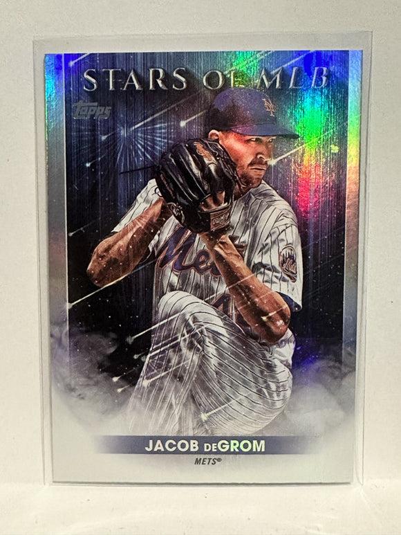 #SMLB-13 Jacob Degrom Stars of MLB New York Mets 2022 Topps Series One Baseball Card