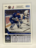 #199 Peter Zezel Toronto Maple Leafs 1993-94 Upper Deck Hockey Card