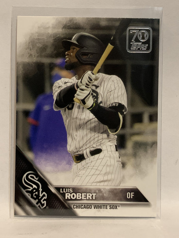 #70YT-66 Luis Robert Chicago White Sox 2021 Topps Series 2 Baseball Card