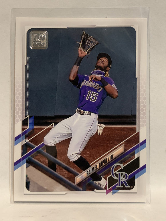 #359 Raimel Tapia Colorado Rockies 2021 Topps Series 2 Baseball Card