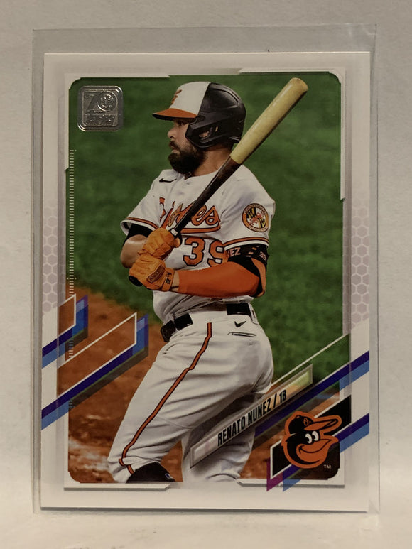 #409 Renato Numez Baltimore Orioles 2021 Topps Series 2 Baseball Card