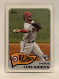 #T65-50  Luis Garcia Rookie Washington Nationals 2021 Topps Series 2 Baseball Card