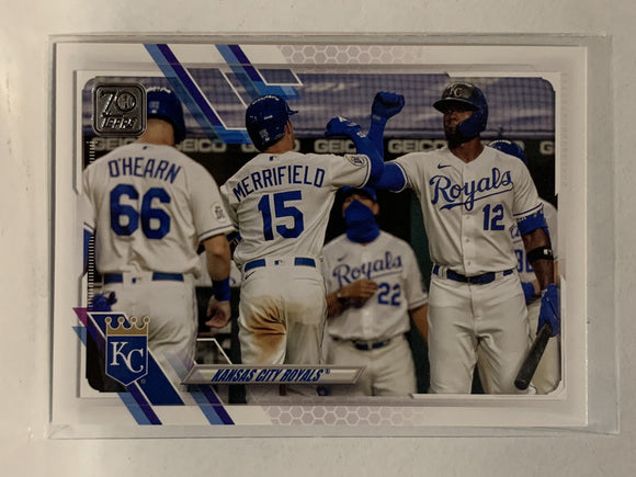 #608 Team Card  Kansas City Royals 2021 Topps Series 2 Baseball Card