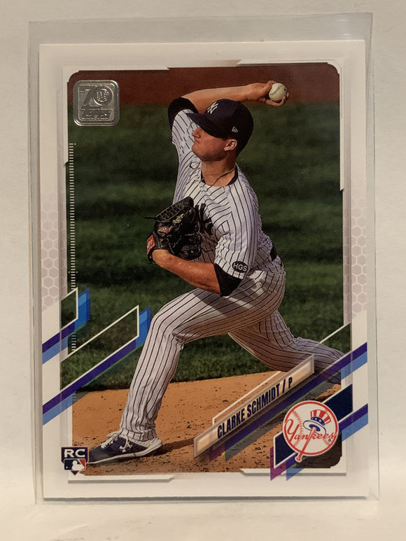 #456 Clarke Schmidt Rookie New York Yankees 2021 Topps Series 2 Baseball Card