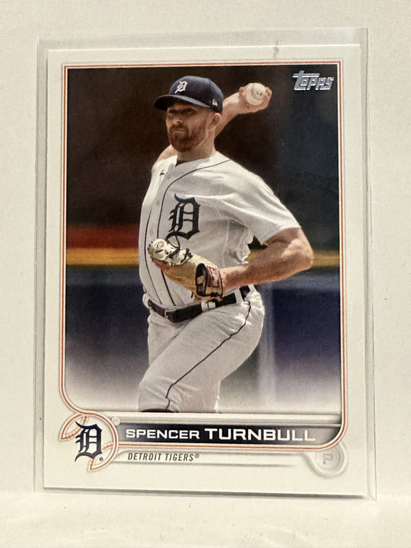 #228 Spencer Turnbull Detroit Tigers 2022 Topps Series One Baseball Card