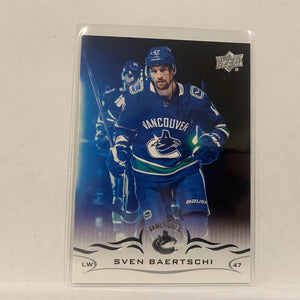 #175 Sven Baertschi Vancouver Canucks  Series 1 2018-19 Upper Deck Hockey Card A2V