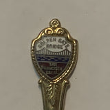 Golden Gate Bridge San Francisco California collectable Souvenir Spoon PO