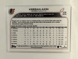 #328 Keegan Akin Baltimore Orioles 2022 Topps Series One Baseball Card