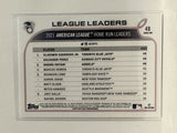 #48 Guerrero Jr Perez Ohtani Home Run Leaders 2022 Topps Series One Baseball Card