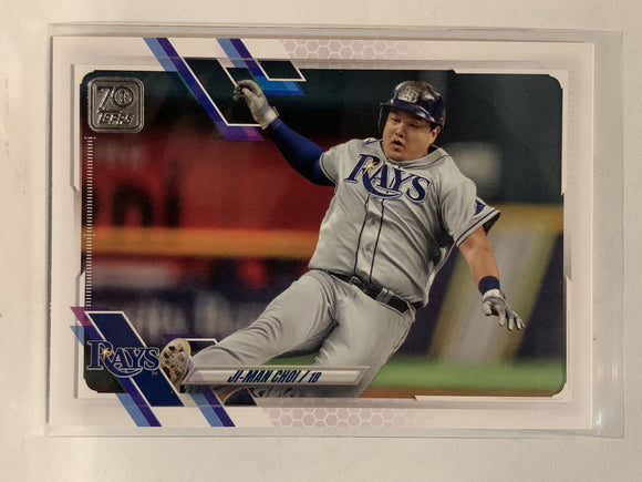 #511 Ji-Man Choi Tampa Bay Rays 2021 Topps Series 2 Baseball Card